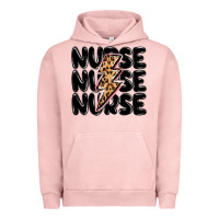 Pigment Salmon nurse lightning bolt Urban Hoodie - MaliasSmallBusiness