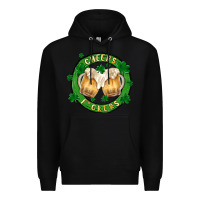 Black cheers fckers Premium Hoodie - MaliasSmallBusiness