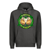 Charcoal Heather cheers fckers Premium Hoodie - MaliasSmallBusiness