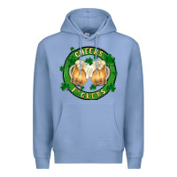 Colony Blue cheers fckers Premium Hoodie - MaliasSmallBusiness
