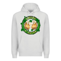 Dove Grey cheers fckers Premium Hoodie - MaliasSmallBusiness