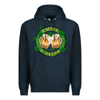 Navy cheers fckers Premium Hoodie - MaliasSmallBusiness