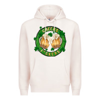 Pale Pink cheers fckers Premium Hoodie - MaliasSmallBusiness