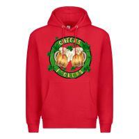 Red cheers fckers Premium Hoodie - MaliasSmallBusiness