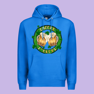 Cheers Fckers Premium Hoodie Designed By Maliassmallbusiness
