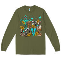 Army Green true love Long Sleeve Tee - texasbilliewilder