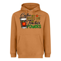 Meerkat coffee gives me teacher powers Heavyweight Hoodie - CowhideDigitalArt