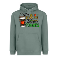 Sage coffee gives me teacher powers Heavyweight Hoodie - CowhideDigitalArt