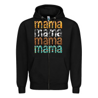 Black mama mama mama mama mothers day Zipper Hoodie - texasbilliewilder
