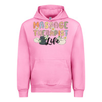 Fuchsia Pink massage therapist life Urban Hoodie - MaliasSmallBusiness