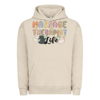 Pigment French Oak massage therapist life Urban Hoodie - MaliasSmallBusiness