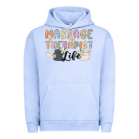 Pigment Grape Ice massage therapist life Urban Hoodie - MaliasSmallBusiness