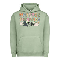Pigment Oil Green massage therapist life Urban Hoodie - MaliasSmallBusiness
