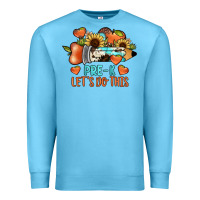 Ocean Blue pre k let's do this Premium Sweatshirt - JahusDesignShop