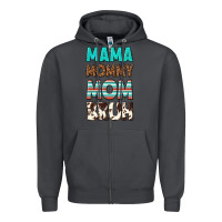 Mama Mommy Mom Bruh Zipper Hoodie | Teevron