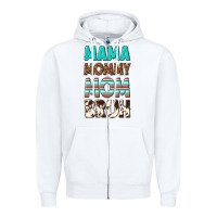 White mama mommy mom bruh Zipper Hoodie - texasbilliewilder