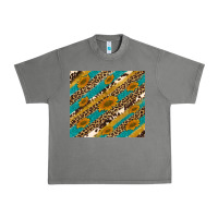 Tornado leopard cowhide  leather sunflowers Urban Heavy Tee - Artiststas