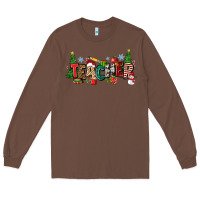 Chestnut Christmas teacher Long Sleeve Tee - Zillion Design Studio