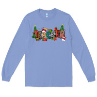 Colony Blue Christmas teacher Long Sleeve Tee - Zillion Design Studio