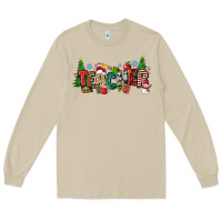 Mushroom Christmas teacher Long Sleeve Tee - Zillion Design Studio