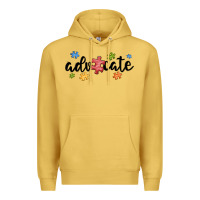 Antique Gold advocate autism Premium Hoodie - MaliasSmallBusiness