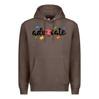 Coffee advocate autism Premium Hoodie - MaliasSmallBusiness