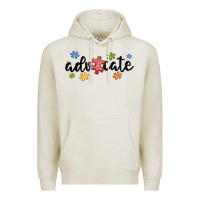 Oatmeal Heather advocate autism Premium Hoodie - MaliasSmallBusiness