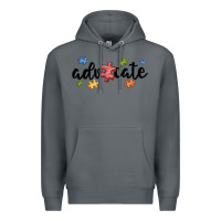 Rock advocate autism Premium Hoodie - MaliasSmallBusiness