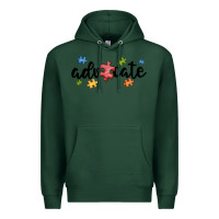 Sports Green advocate autism Premium Hoodie - MaliasSmallBusiness