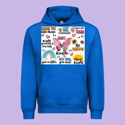 Positive Affirmations Urban Hoodie Designed By Maliassmallbusiness