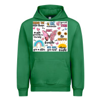 Emerald positive affirmations Urban Hoodie - MaliasSmallBusiness