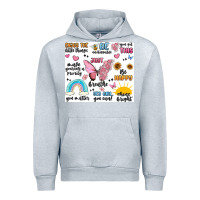 Heather Grey positive affirmations Urban Hoodie - MaliasSmallBusiness