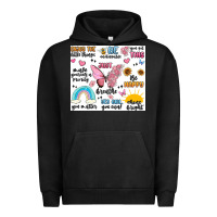 Pigment Black positive affirmations Urban Hoodie - MaliasSmallBusiness