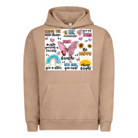 Pigment Burro positive affirmations Urban Hoodie - MaliasSmallBusiness