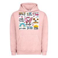 Pigment Salmon positive affirmations Urban Hoodie - MaliasSmallBusiness