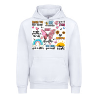 White positive affirmations Urban Hoodie - MaliasSmallBusiness