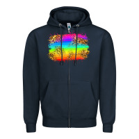 Navy pride flag Zipper Hoodie - Zillion Design Studio