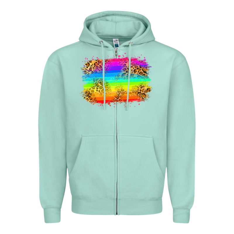 Pride Flag Zipper Hoodie by Zillion Design Studio | Teevron