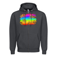 Smoke pride flag Zipper Hoodie - Zillion Design Studio