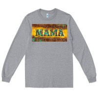 Heather Grey Mama with gemstone Long Sleeve Tee - RanaPortraitStore