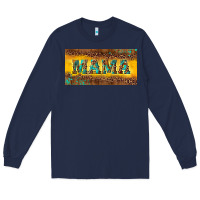 Navy Mama with gemstone Long Sleeve Tee - RanaPortraitStore