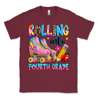 Burgundy rolling into fourth grade Classic Tee - texasbilliewilder