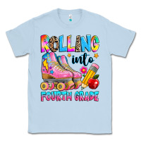 Dusty Blue rolling into fourth grade Classic Tee - texasbilliewilder