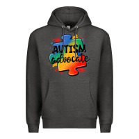 Charcoal Heather autism advocate Premium Hoodie - MaliasSmallBusiness