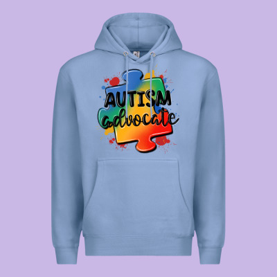 Autism Advocate Premium Hoodie Designed By Maliassmallbusiness