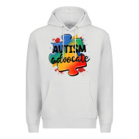 Dove Grey autism advocate Premium Hoodie - MaliasSmallBusiness