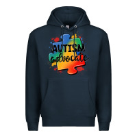 Navy autism advocate Premium Hoodie - MaliasSmallBusiness