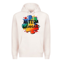 Pale Pink autism advocate Premium Hoodie - MaliasSmallBusiness