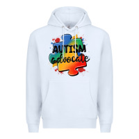 White autism advocate Premium Hoodie - MaliasSmallBusiness