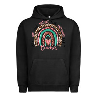 Pigment Black teacher rainbow Urban Hoodie - MaliasSmallBusiness